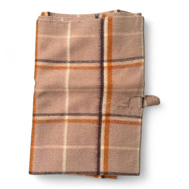 PATURA DE LANA VINTAGE - 140x210 CM - SURPLUS MILITAR ARMATA ROMANA - DEGRADATA