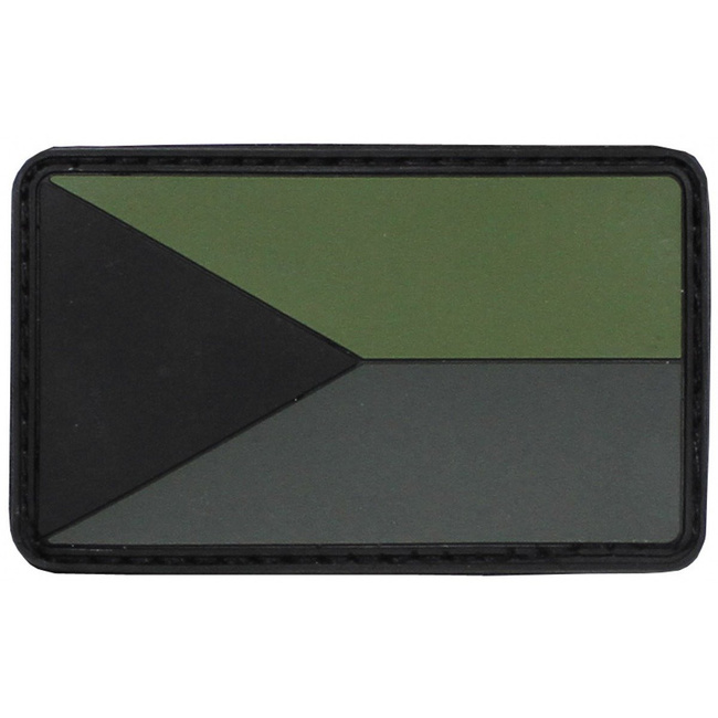 Patch, emblema "Czech Rep", 3D, 8 x 5 cm