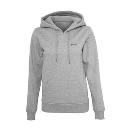WOMEN'S HEAVY HOODI - FORVERT PRINT - HEATHER GREY - NAPA - BRANDIT