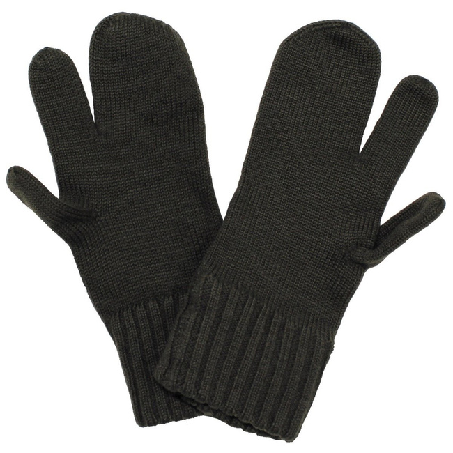 Austr. gloves, OD green, shooting finger, used