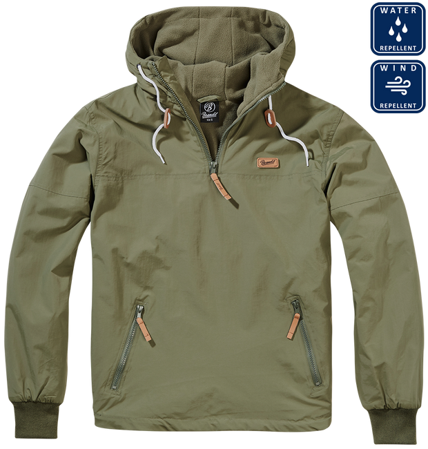 Geaca antivant Brandit Anorak Luke Windbreaker - Olive
