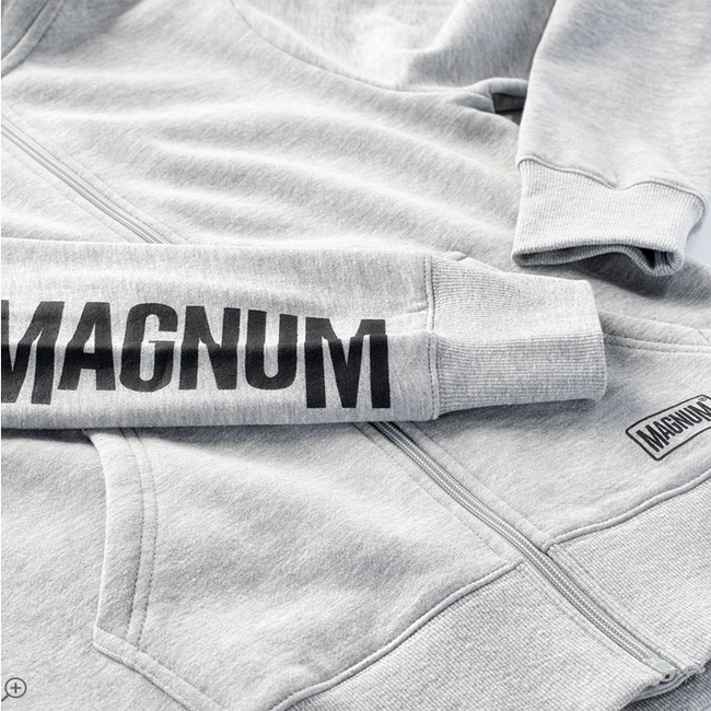 WOMEN`S SWEATSHIRT - MAGNUM LEPUS WO`S II - LIGHT GREY MELANGE/BLACK