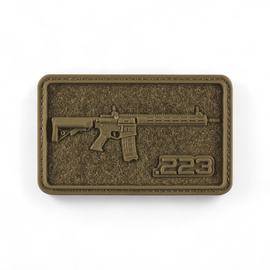 Patch AR-15 - 3D PVC - Coyote - M-TAC