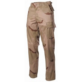 PANTALONI COMBAT AMERICANI - BDU - MFH® - CAMUFLAJ DEȘERT 3 CULORI