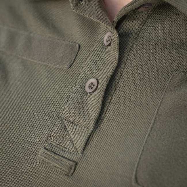 WOMEN'S TACTICAL POLO T-SHIRT - POLO-SHIRT 65/35 LADY - ARMY OLIVE - M-TAC