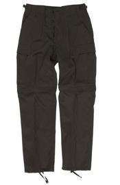 PANTALONI ZIP-OFF - STIL BDU - NEGRU