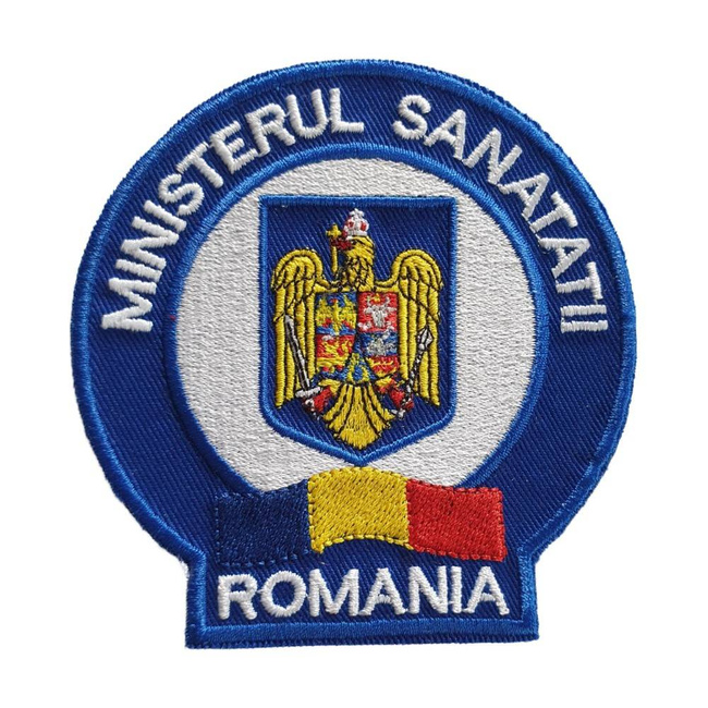 Emblema Ambulanta SAJ maneca, cu apliacre termică