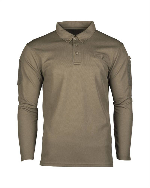 BLUZA TACTICA POLO CU MANECI LUNGI - USCARE RAPIDA - Mil-Tec - OD