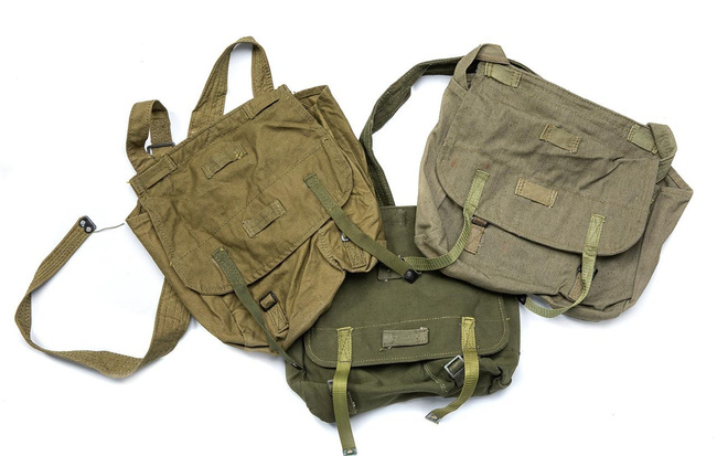 Sac militar de merinde, Surplus Armata Română, material textil, stare ca nou