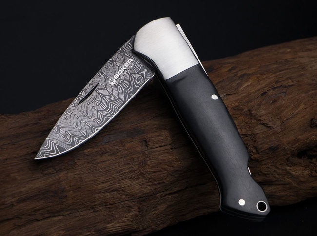 Böker Special Run Davis Damascus Pocketknife