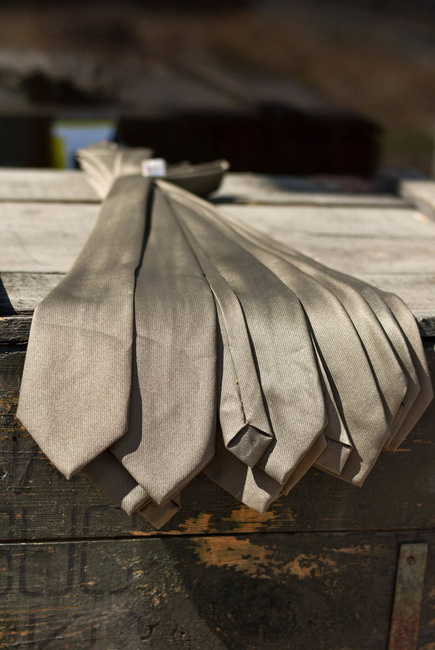 Cravata Horia de ofiter, tesatoria Select - Khaki - Surplus Armata Română