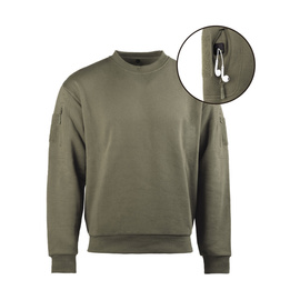 PULOVER TACTIC CU GULER ROTUND - VERDE RANGER - MIL-TEC