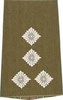 GERMAN ARMY O.D./SILVER SHOULDER LOOPS ´STABSHAUPTMANN´