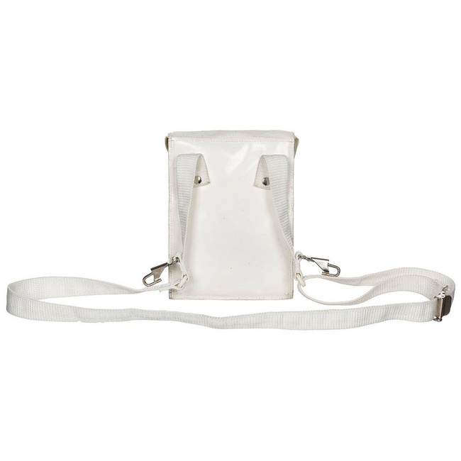 Geanta pentru documente din PVC - Surplus militar armata Austriei - Alba - Uzata