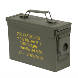 CUTIE AMERICANA PENTRU MUNITIE - OTEL - M19A1 - CAL. 30 - OLIVE DRAB