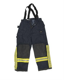 GERMAN PROTECTION PANTS - GORETEX® - DARK BLUE - MILITARY SURPLUS - USED