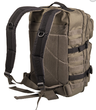 RUCSAC MARE US ASSAULT - 36 L - Mil-Tec - VERDE RANGER/COYOTE