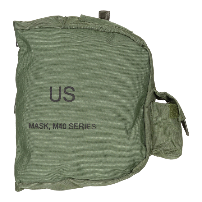 US face mask pocket, od green, like new 23 x 12 x 25 cm