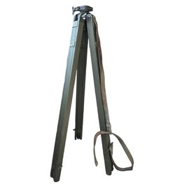 TREPIED VINTAGE PENTRU PERISCOP - LEMN/METAL - SURPLUS MILITAR ARMATA ROMANA - OD - IN STARE BUNA