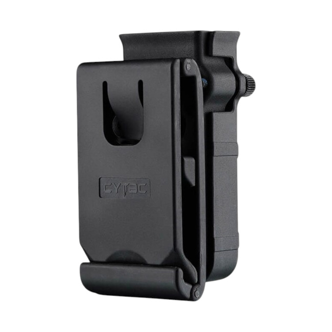Toc universal pentru incarcator pistol  cu clips - Polimer - Negru - Cytac 
