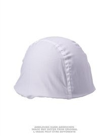 HUSA ALBA PENTRU CASCA NATO DIN BUMBAC - FOLOSITA