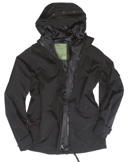 US BLACK 3-LAYER-LAMINATE WET WEATHER JACKET