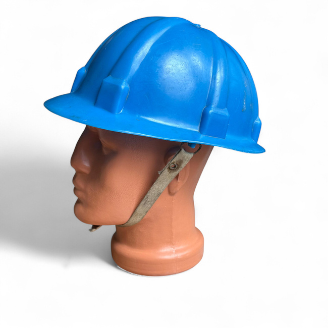 Protective helmet with adjustment and ventilation system - Romanian Army Surplus Military  - Blue - In good condition