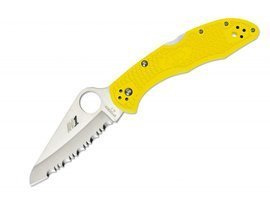 SALT 2 SERRATED POCKET KNIFE -  SPYDERCO