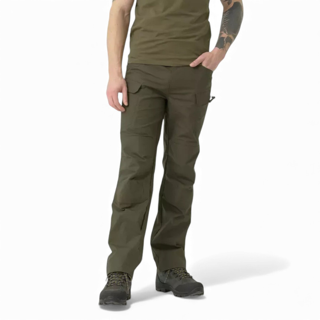 URBAN UTP TACTICAL PANTS - POLYCOTTON STRETCH RIPSTOP - TAIGA GREEN - HELIKON-TEX