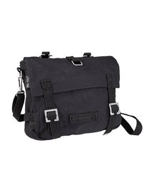 GERMAN BREAD BAG WITH STRAP - BLACK
