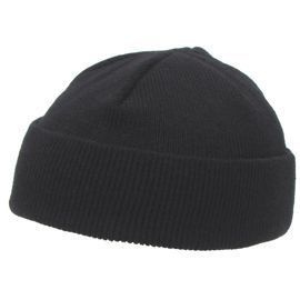 Watch Cap, extra short, Black