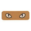 PATCH CAT EYES 3D PVC - COYOTE - M-TAC