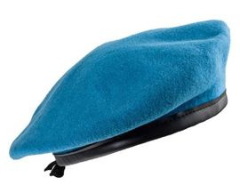 GENUINE GERMAN ARMY BERET - LIGHT BLUE (UN-TROOP)