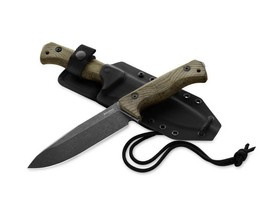 CUTIT CU LAMA FIXA - LIONSTEEL T6 MICARTA - VERDE BB