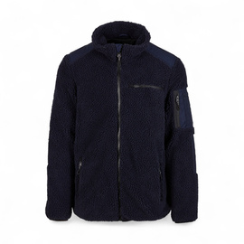 Jacheta Teddyfleece pentru Barbati - Ramble - Cu Insertii Ripstop - Navy - Brandit