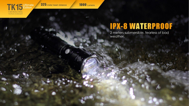 Lanterna Fenix TK15UE, impermeabila