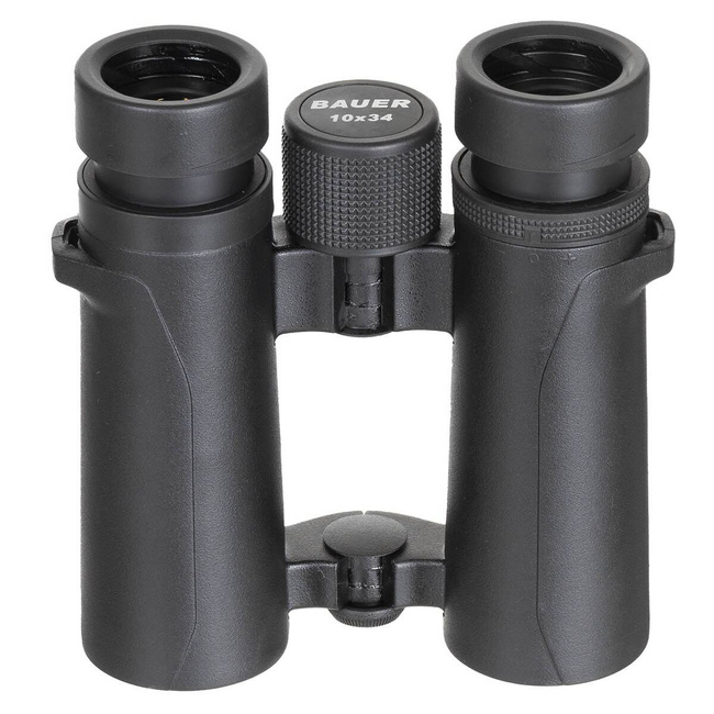 BINOCLU BAUER SL, OUTDOOR REZISTENT LA APA - 10 X 34 - NEGRU - MFH