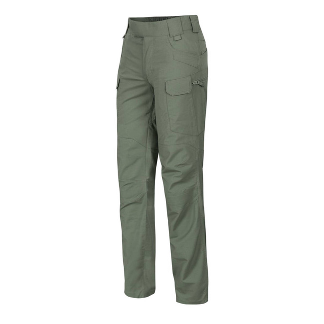 PANTALONI TACTICI PENTRU FEMEI - UTP Resized - POLIBUMBAC RIPSTOP - Helikon-Tex - VERDE OD - LUNGIME 30″