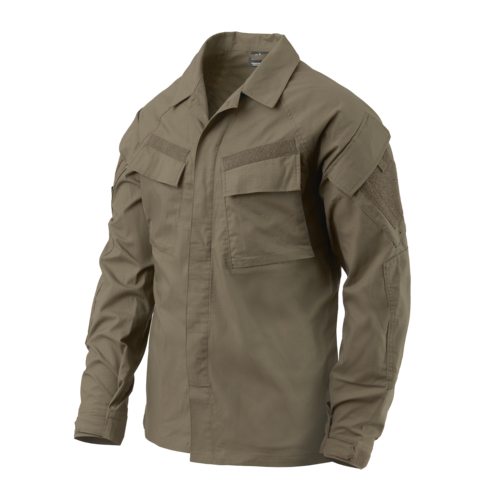 Bluza moderna de uniforma - Raid - Polycotton Stretch Ripstop - Verde RAL 7013 - Helikon-Tex