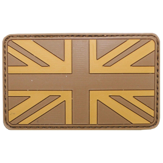 Patch, emblema "U. K.", 3D, 8 x 5 cm