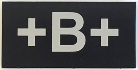 Plasture, emblema sange - patch - POS B