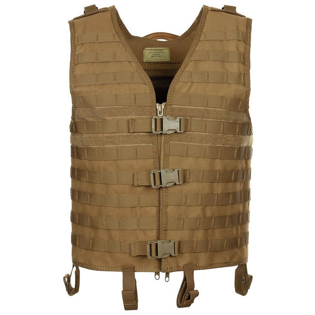 VESTĂ TACTICĂ MODULARĂ - "MOLLE LIGHT" - MFH® - COYOTE TAN