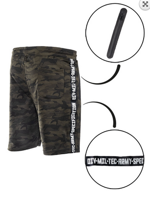 TRAINING SHORTS - Mil-Tec - WOODLAND