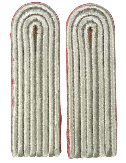 East Germ.Pink Epaulets Offic.piping