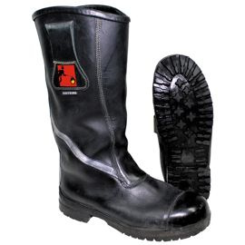 Brit. Fire Boots, used lined, "TUFFKING", GORE-TEX