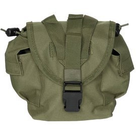 Husa, geanta, borseta pentru flacon "Molle" - OD verde