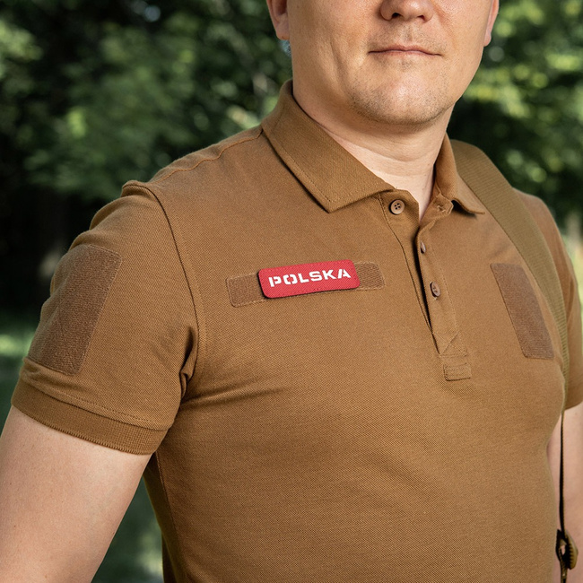 PATCH POLSKA 25 x 80 MM LASER CUT - ROSU/ALB - M-TAC