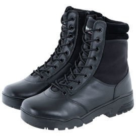 Bocanci militari tactici cu fermoar, Piele/Cordura, Thinsulate
