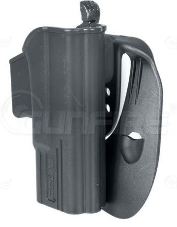 Toc pistol T-ThumbSmart Holster with Paddle for GLOCK 19, 23, 32 – Black
