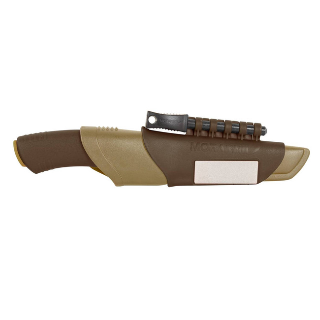 CUȚIT DE SUPRAVIEȚUIRE DESERT BUSHCRAFT - OȚEL INOXIDABIL - KAKI - MORAKNIV®